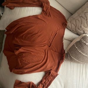 Rust blouse